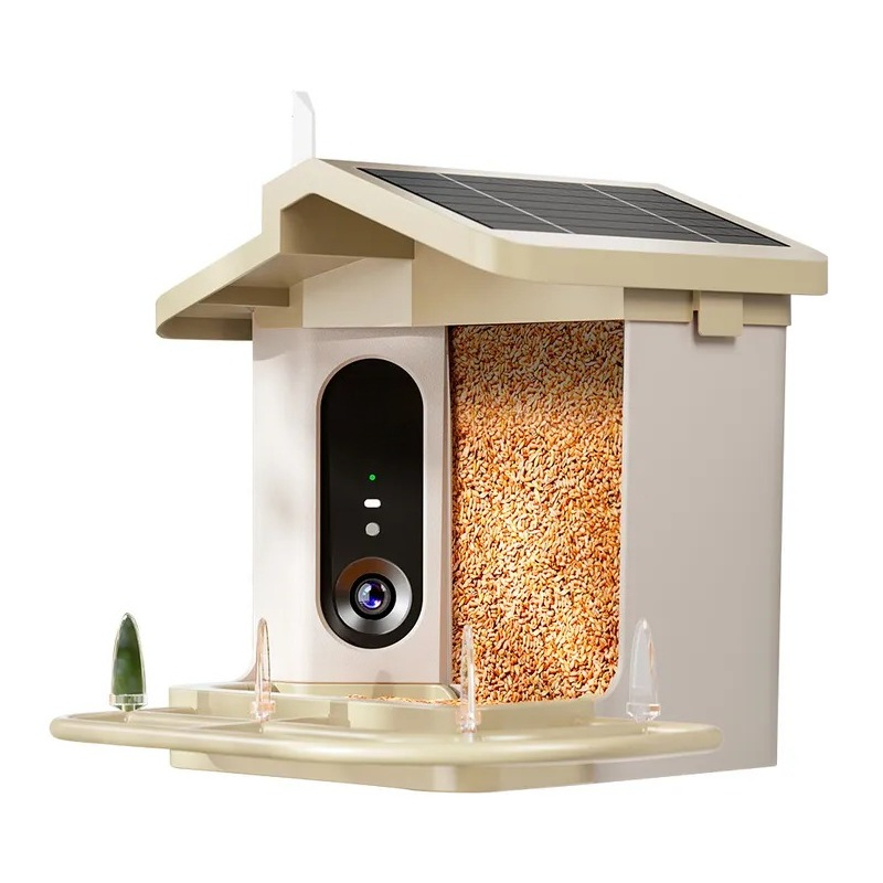 Smart Garden Devices - เครื่องให้อาหารนกอัจฉริยะ กล้อง HD ตรวจจับด้วย AI สำหรับสวนกลางแจ้ง