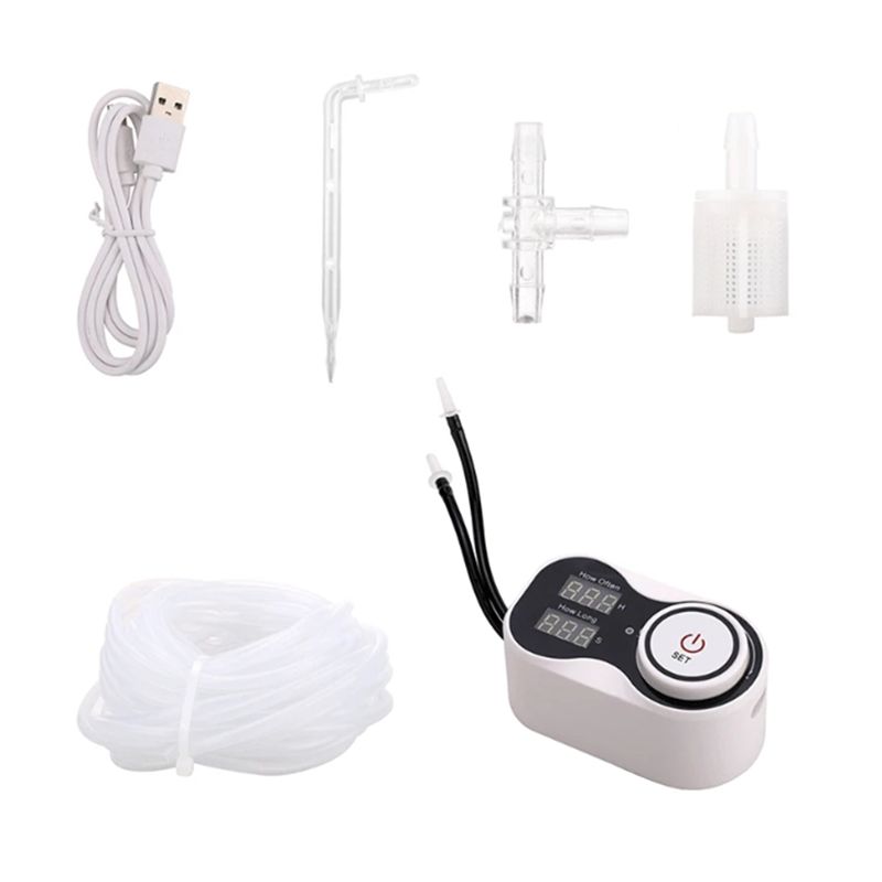 Smart Garden Devices - ABJT-ระบบหยดน้ำอัจฉริยะใหม่ อุปกรณ์รดน้ำอัตโนมัติ ตัวควบคุมปั๊มน้ำสำหรับสวน สำหรับกระถางต้นไม้และดอกไม้