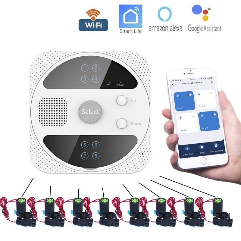 Smart Garden At Home - WIFI สมาร์ทรดน้ำ Timer การ์เด้นชลประทาน Controller วาล์วน้ำชลประทาน