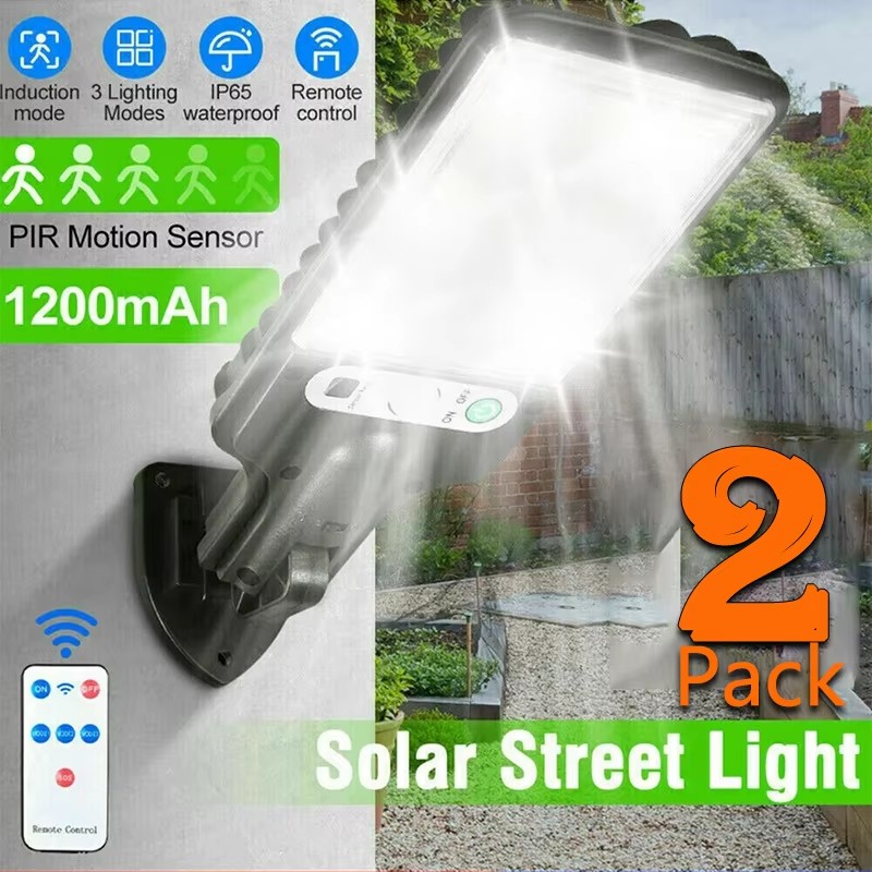 Smart Led Garden - ไฟสวนพลังงานแสงอาทิตย์กลางแจ้งพร้อมเซ็นเซอร์ตรวจจับความเคลื่อนไหวของร่างกายมนุษย์ 3 โหมด สำหรับระเบียง โรงรถ ลานบ้าน