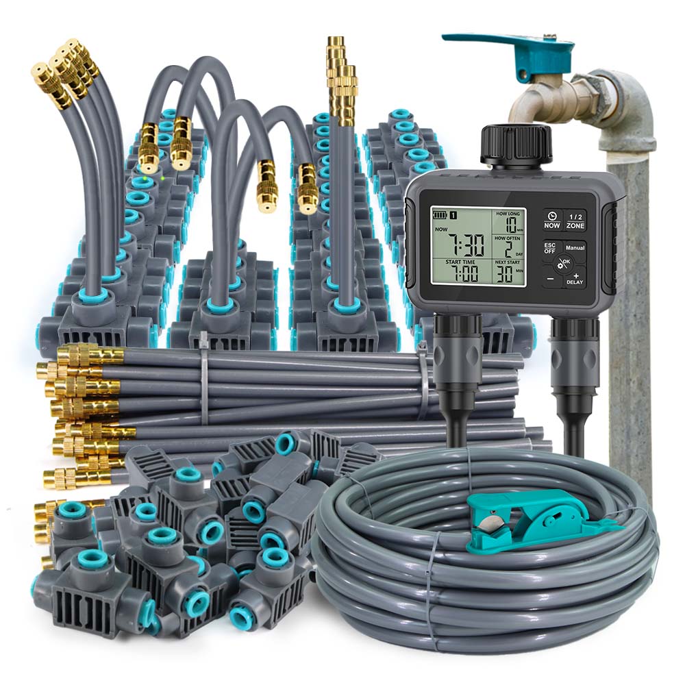 Smart Garden At Home - Dual Zone อิสระสมาร์ทจอแสดงผล LCD สวนรดน้ําจับเวลา Atomization