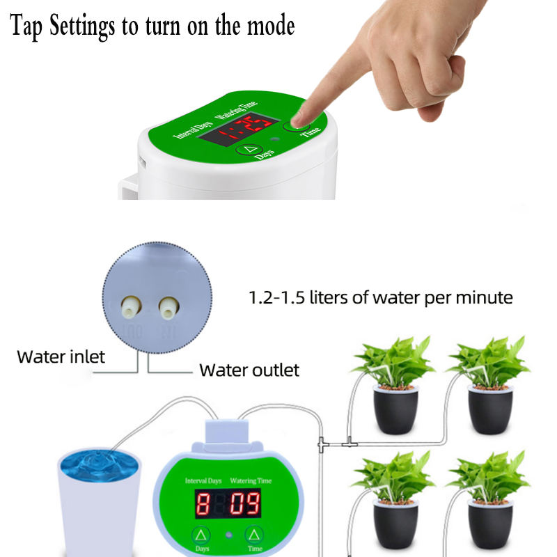 เครื่องให้น้ําดอกไม้อัตโนมัติแ - Smart Garden Accessories บทวิจารณ์และราคา