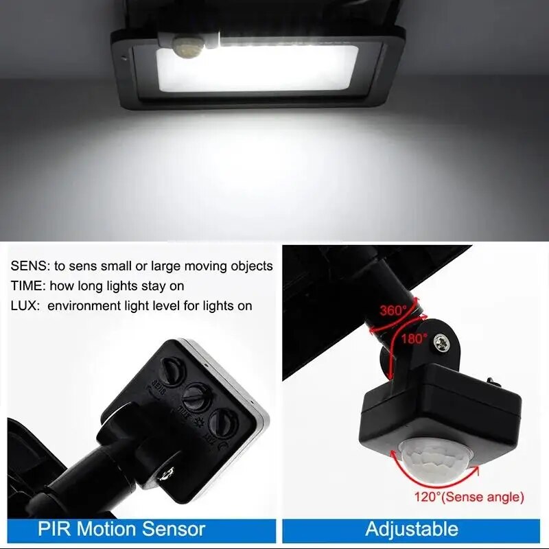 PIR Motion Sensor LED Floodlig - Smart Led Garden บทวิจารณ์และราคา