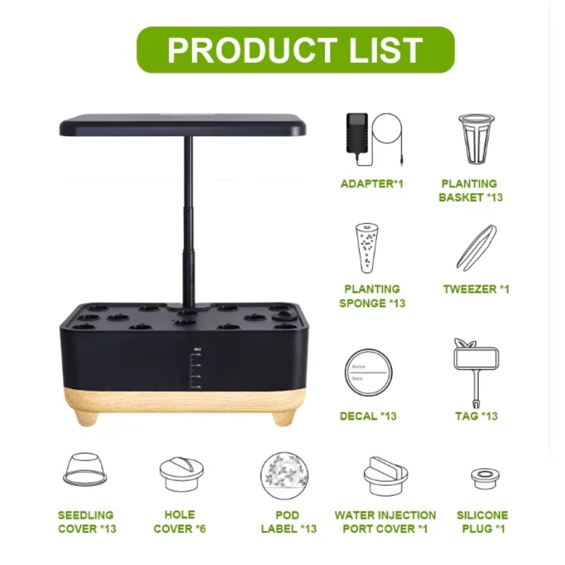 สวนไฮโดรโปนิกส์อัจฉริยะในร่ม - - Smart Garden At Home บทวิจารณ์และราคา