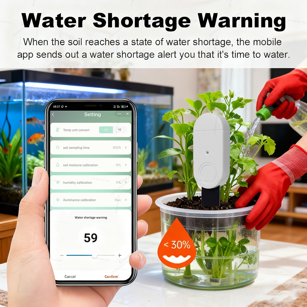 ซิกบีเครื่องทดสอบดิน วัดความอุ - Smart Zigbee Garden Light บทวิจารณ์และราคา