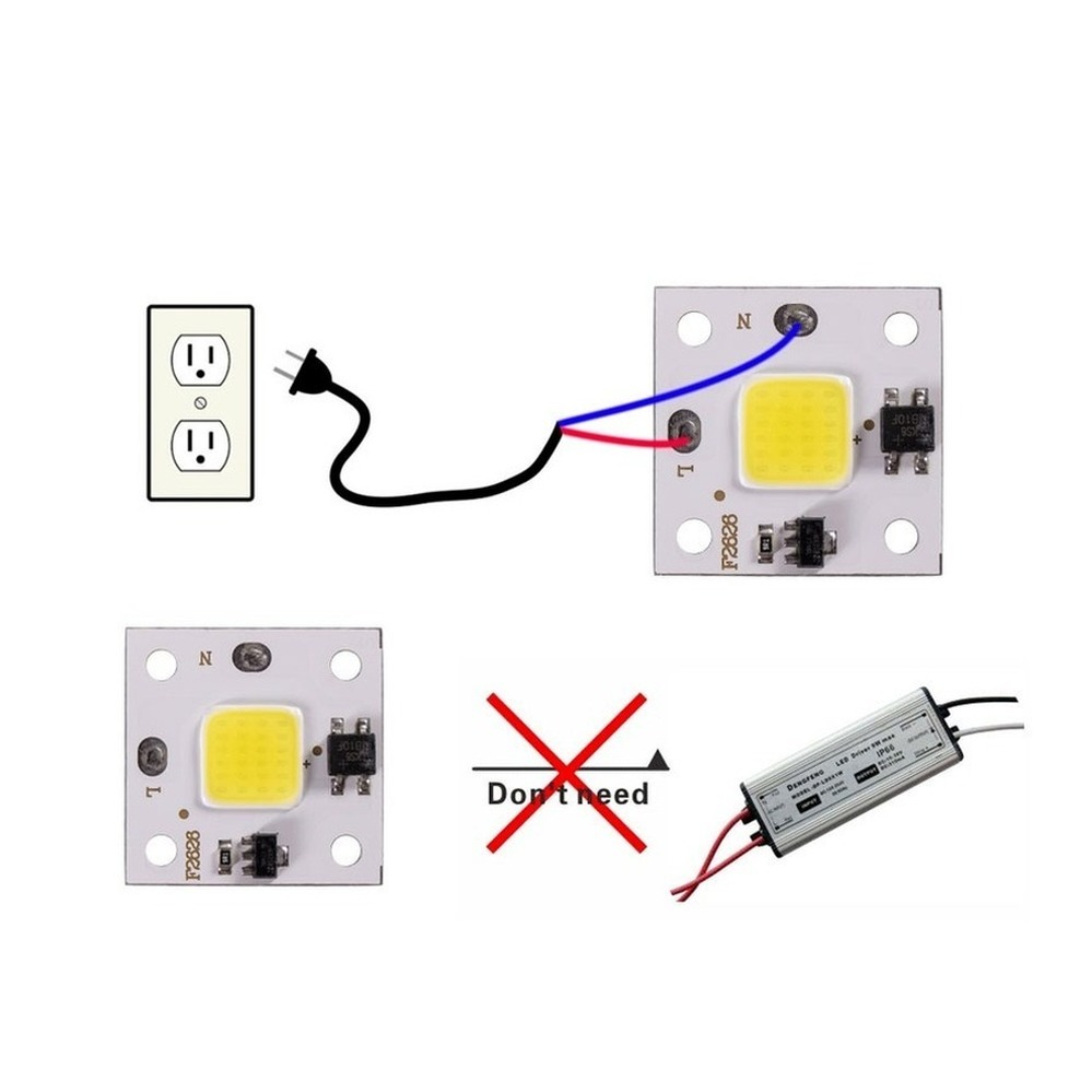 10W COB โมดูล220V ชิป LED ไดโอ - Smart Led Garden บทวิจารณ์และราคา