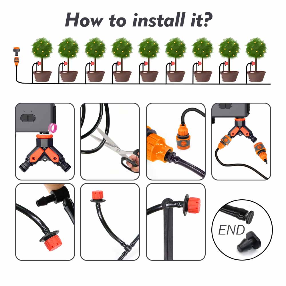 ชุดควบคุมระบบรดน้ำอัตโนมัติแบบ - Smart Garden At Home บทวิจารณ์และราคา