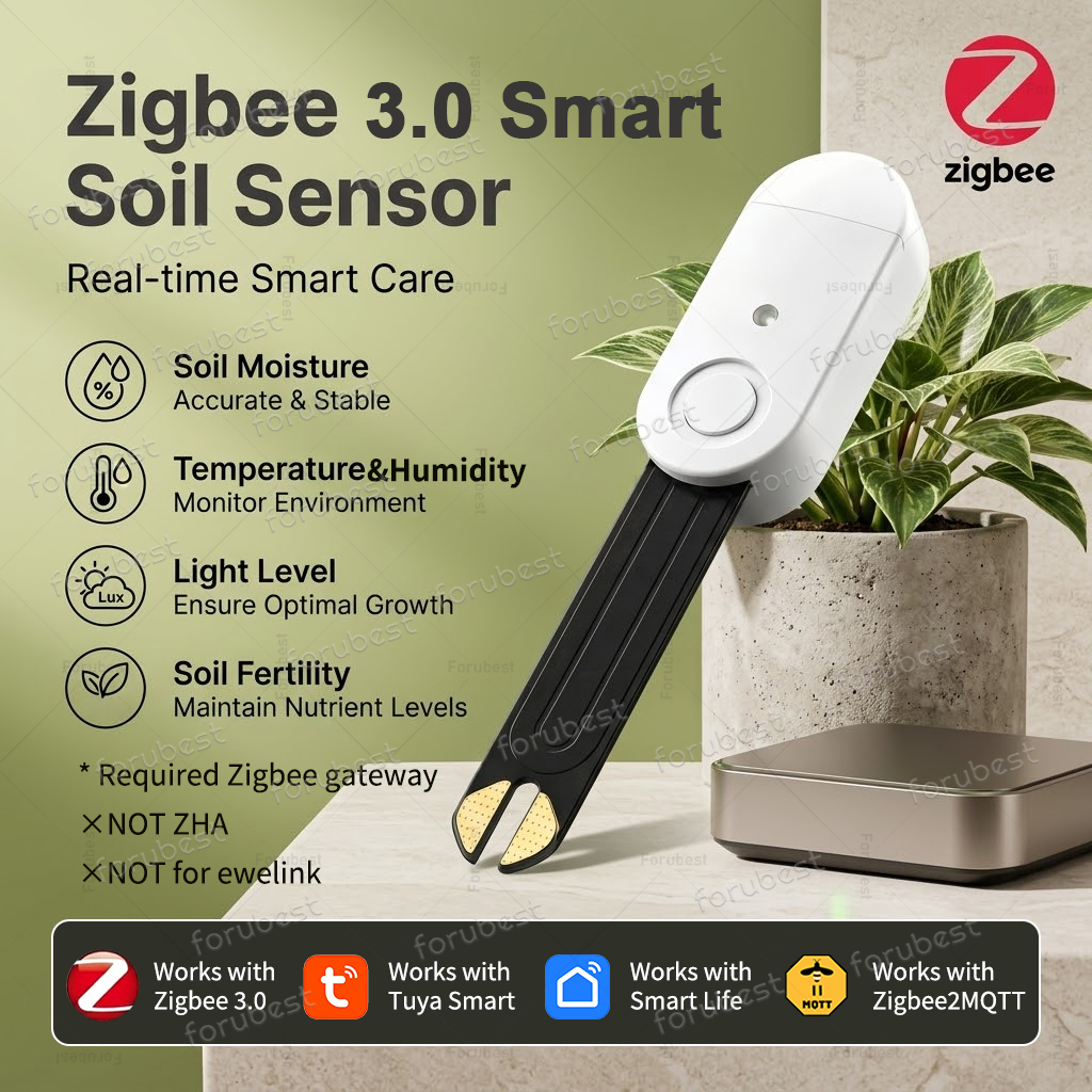 เซ็นเซอร์วัดความชื้นในดินแบบสม - Smart Zigbee Garden Light บทวิจารณ์และราคา