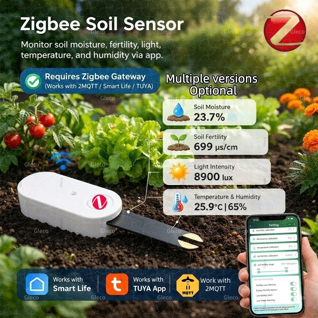เซ็นเซอร์วัดความชื้นในดิน อุณห - Smart Zigbee Garden Light บทวิจารณ์และราคา
