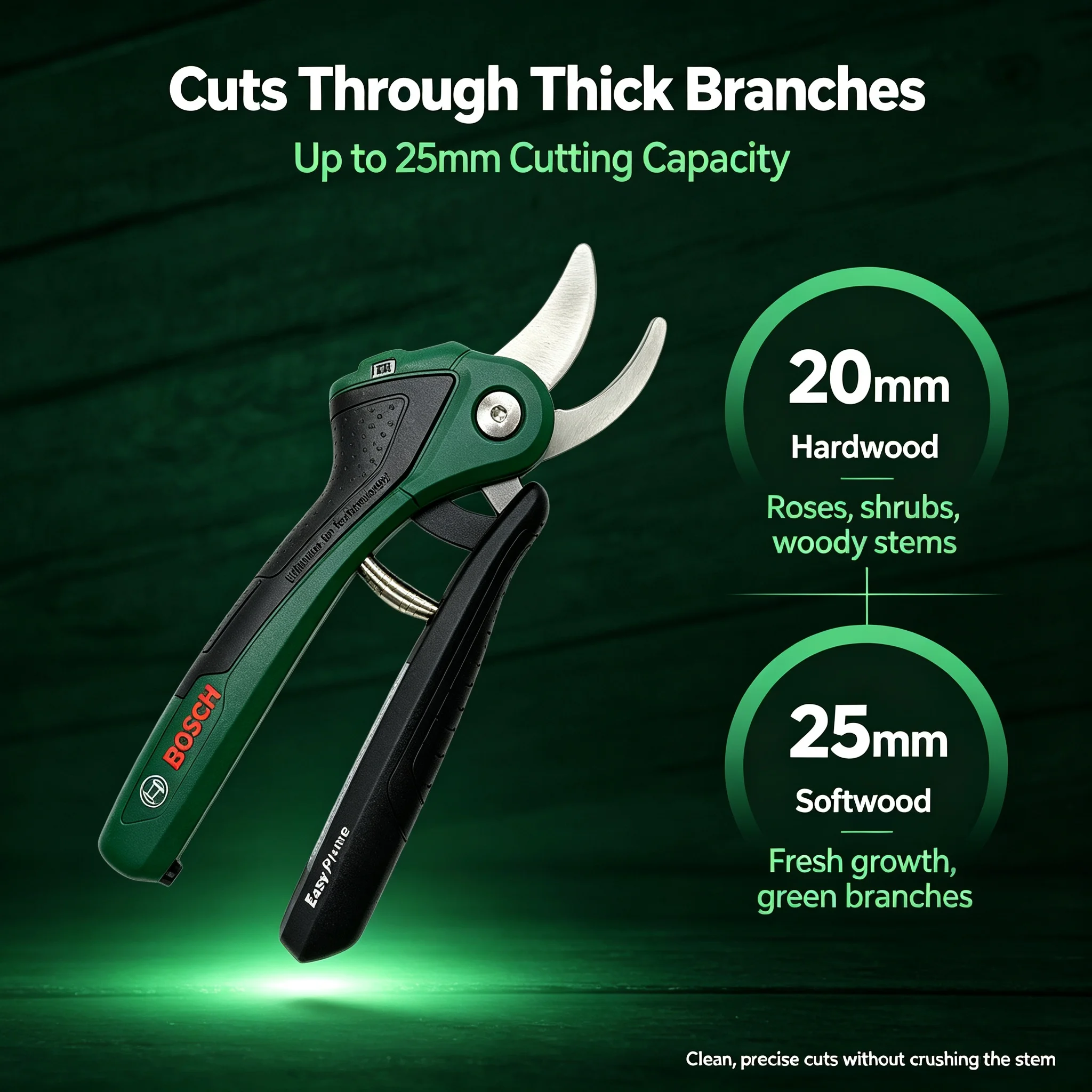 กรรไกรตัดกิ่งไร้สาย Bosch 3.6V - Smart Garden Bosch บทวิจารณ์และราคา