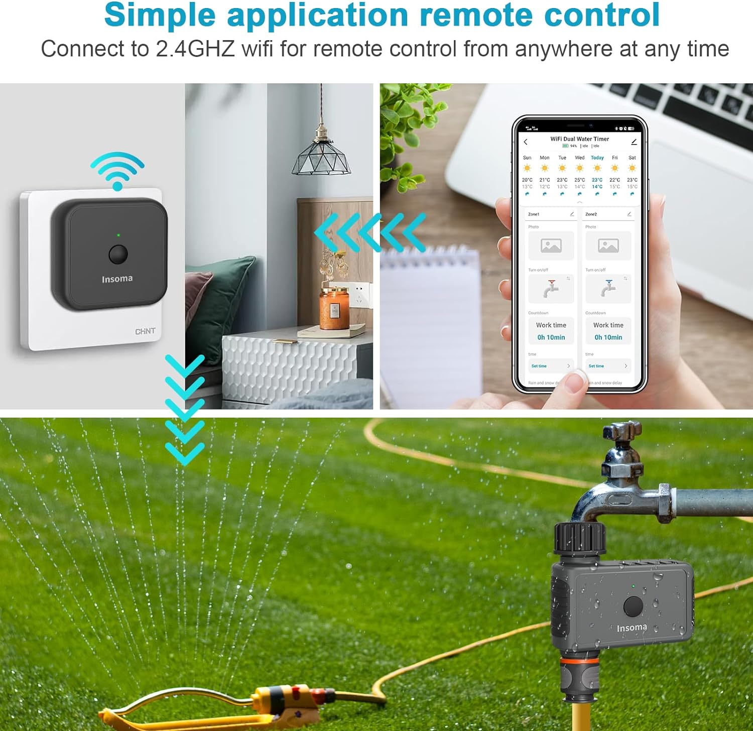 Insoma Wifi จับเวลาโรยอัตโนมัต - Smart Garden At Home บทวิจารณ์และราคา