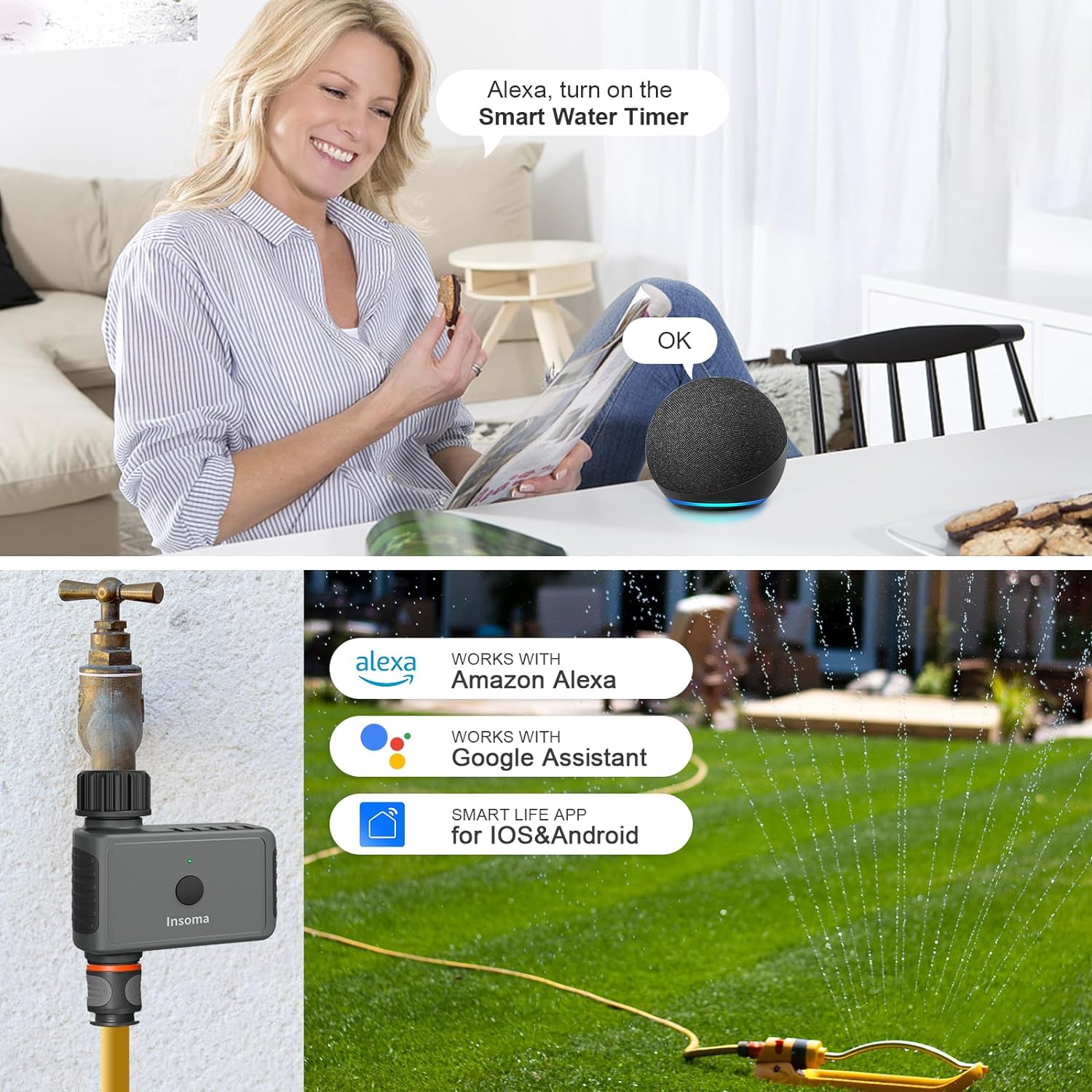 Insoma Wifi จับเวลาโรยอัตโนมัต - Smart Garden At Home บทวิจารณ์และราคา