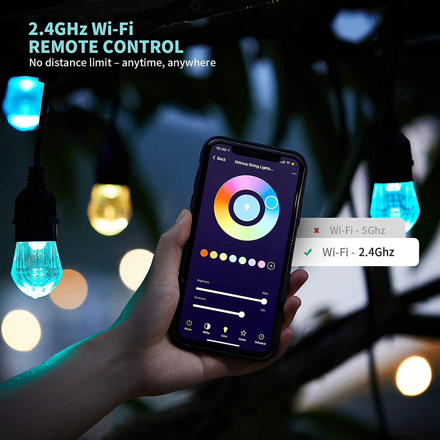 Wifi Tuya หลอดไฟแอลอีดีแบบสาย  - Smart Led Garden บทวิจารณ์และราคา