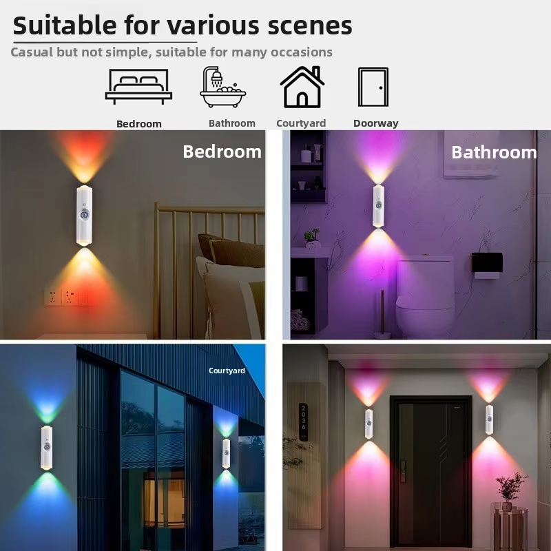 ไฟติดผนังอัจฉริยะ RGB แบบสองหั - Smart Garden Accessories บทวิจารณ์และราคา