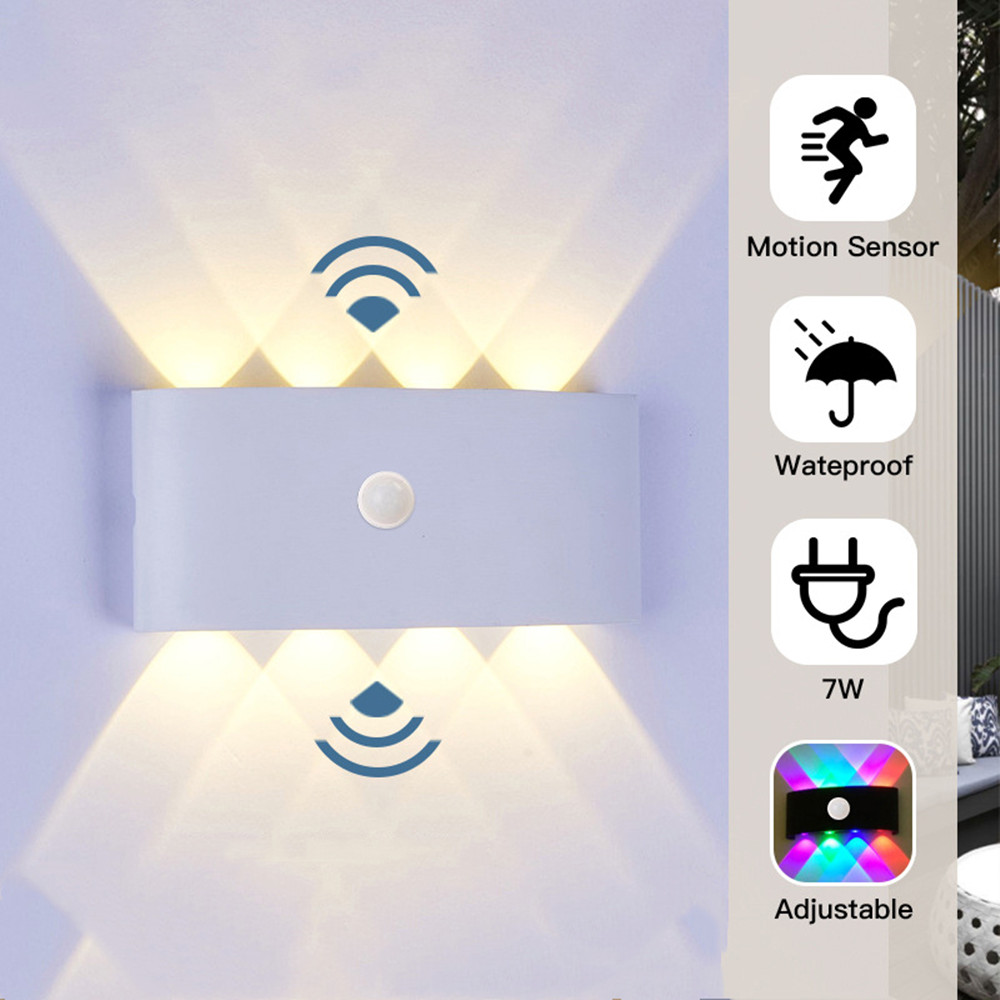 PIR Motion Sensor โคมไฟติดผนัง - Smart Led Garden บทวิจารณ์และราคา