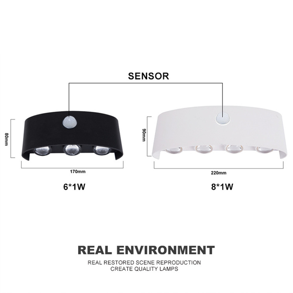 PIR Motion Sensor โคมไฟติดผนัง - Smart Led Garden บทวิจารณ์และราคา