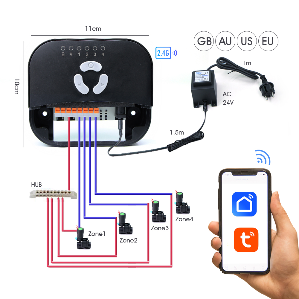 สวนท่อโซลินอยด์วาล์วController - Smart Garden At Home บทวิจารณ์และราคา